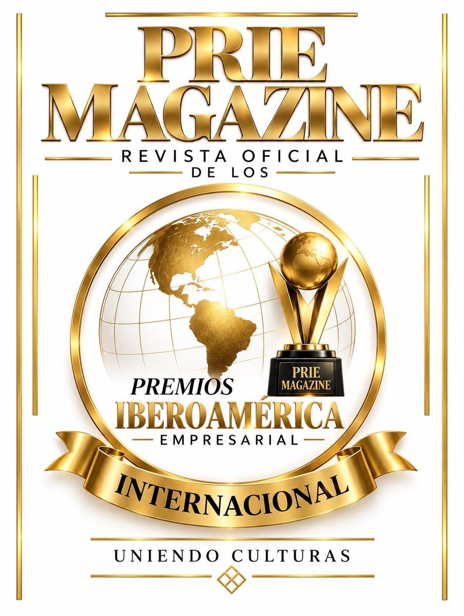 Portada de PRIE Magazine, revista oficial de los Premios Iberoamérica Empresarial
